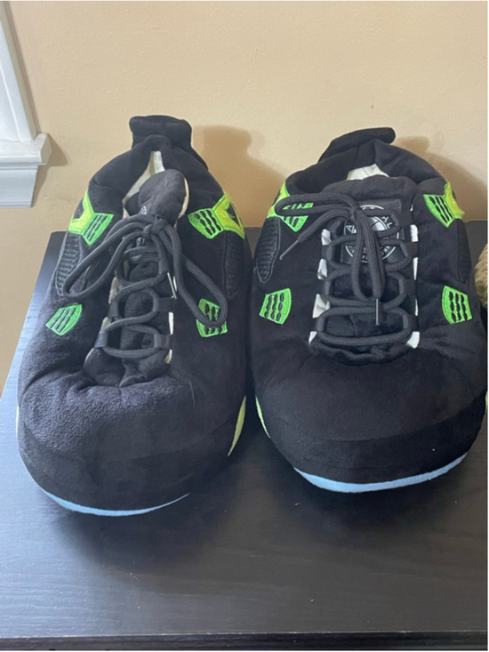 Unbranded Shoes - Unisex sneaker Slippers Black Green one size fits most